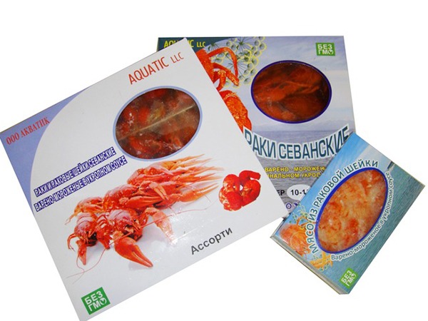 Раки в ассортименте в Южно-Сахалинске