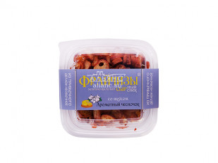 Оленина вяленая (строганина): Фрайчизы со вкусом чеснок (100 гр.)