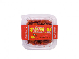 Судак (бабочка) холодного копчения: Фрайчизы со вкусом острый томат (100 гр.)