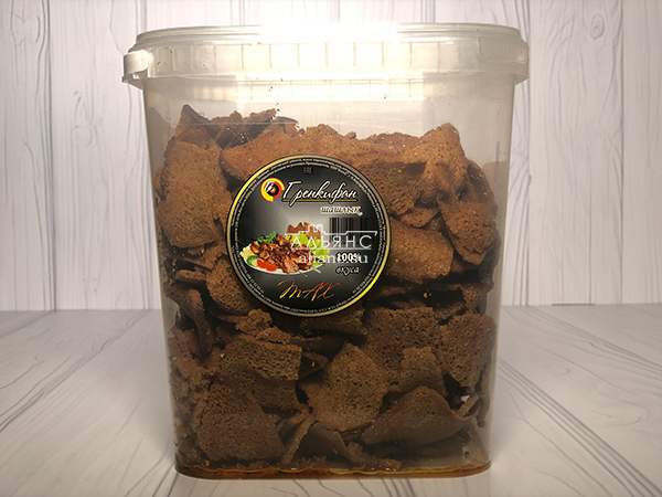 Ржаные гренки со вкусом шашлыка в Южно-Сахалинске
