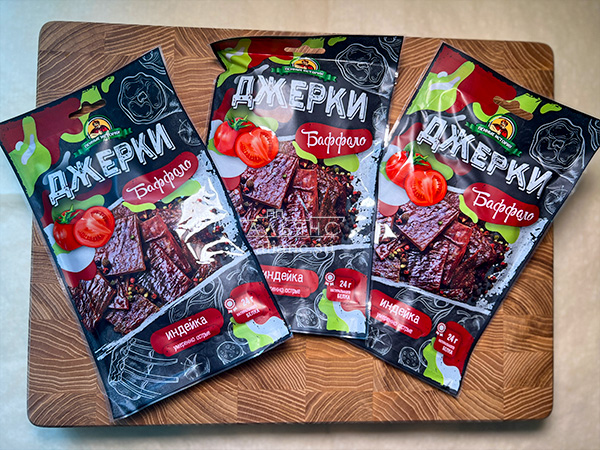 Джерки из индейки "Баффало" 45 гр. в Южно-Сахалинске