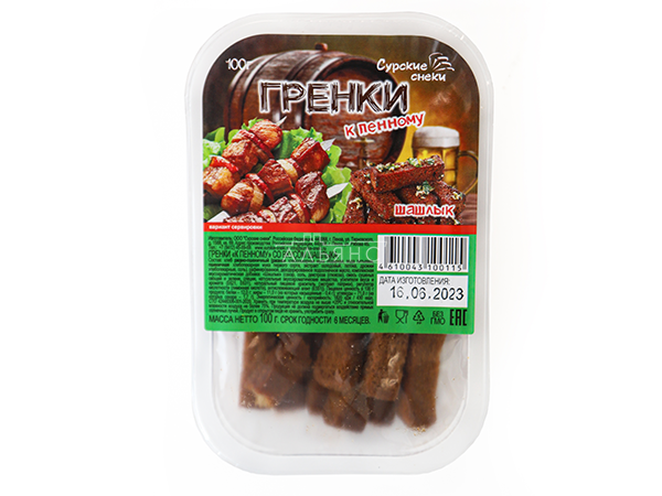 Сурские гренки Шашлык (100 гр) в Южно-Сахалинске