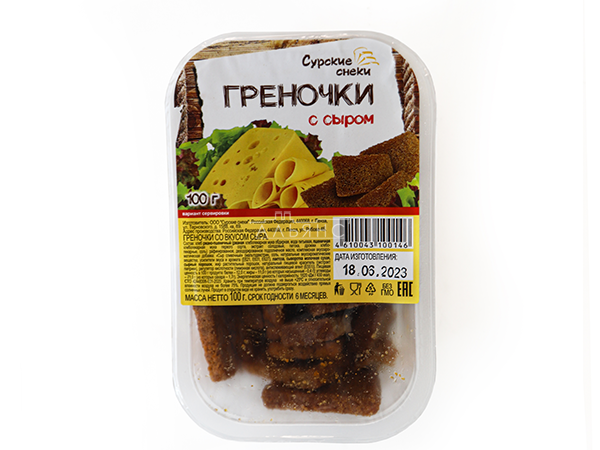 Сурские гренки со вкусом Сыра (100 гр) в Южно-Сахалинске
