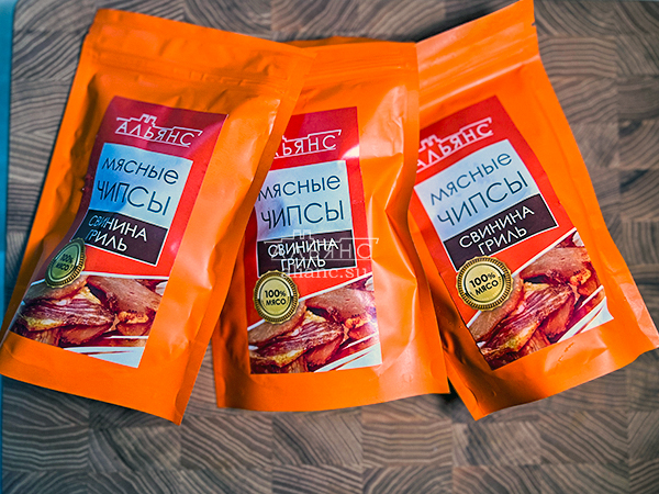 Мясо (АЛЬЯНС) вяленое свинина "Гриль" 50 гр. в Южно-Сахалинске