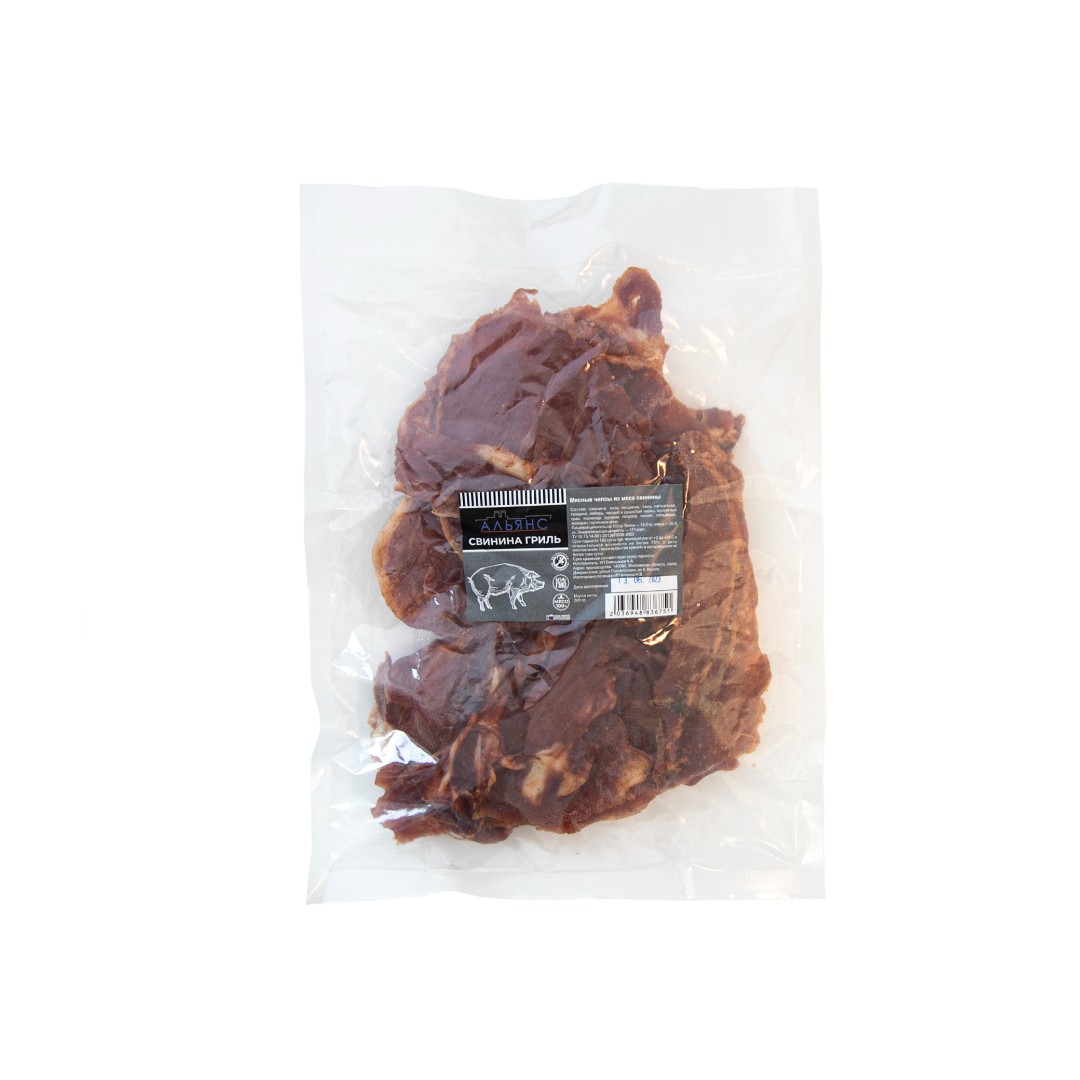 Мясо (АЛЬЯНС) вяленое свинина гриль (500гр) в Южно-Сахалинске