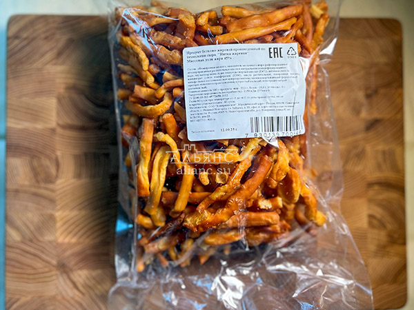 Нитка ЖАРЕНАЯ  Oktobersnack1 кг (сырный продукт) в Южно-Сахалинске