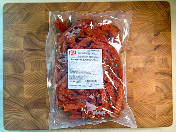 Продукт из мяса птиц "КАРПАЧЧО с АДЖИКОЙ" с/к "ООО БАЛТИКА" (Калининградская обл.) в Южно-Сахалинске
