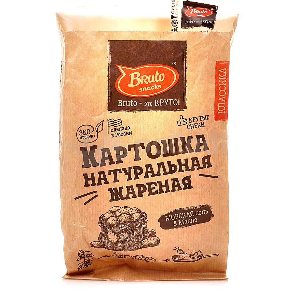 Картофель «Бруто» с солью 70 гр. в Южно-Сахалинске
