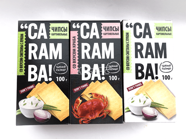 Чипсы "CARAMBA" ассорти 100 гр. в Южно-Сахалинске